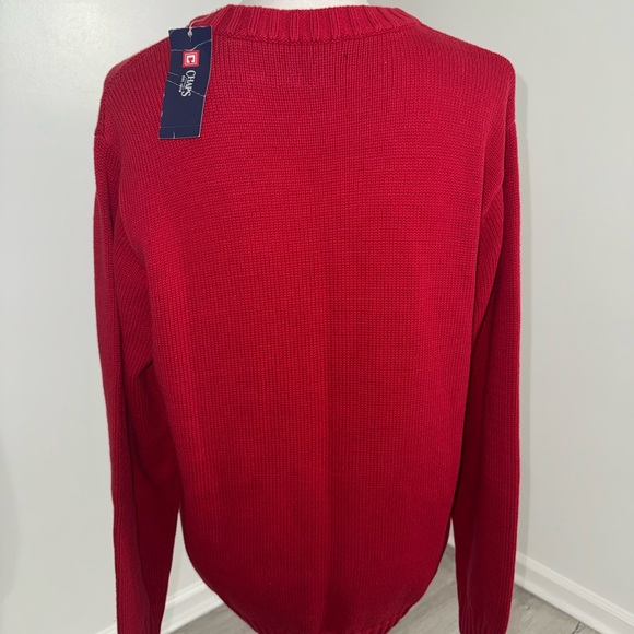 Men’s Chaps Heavy Knit Sweater Crewneck Size Large NWT - Picture 2 of 4